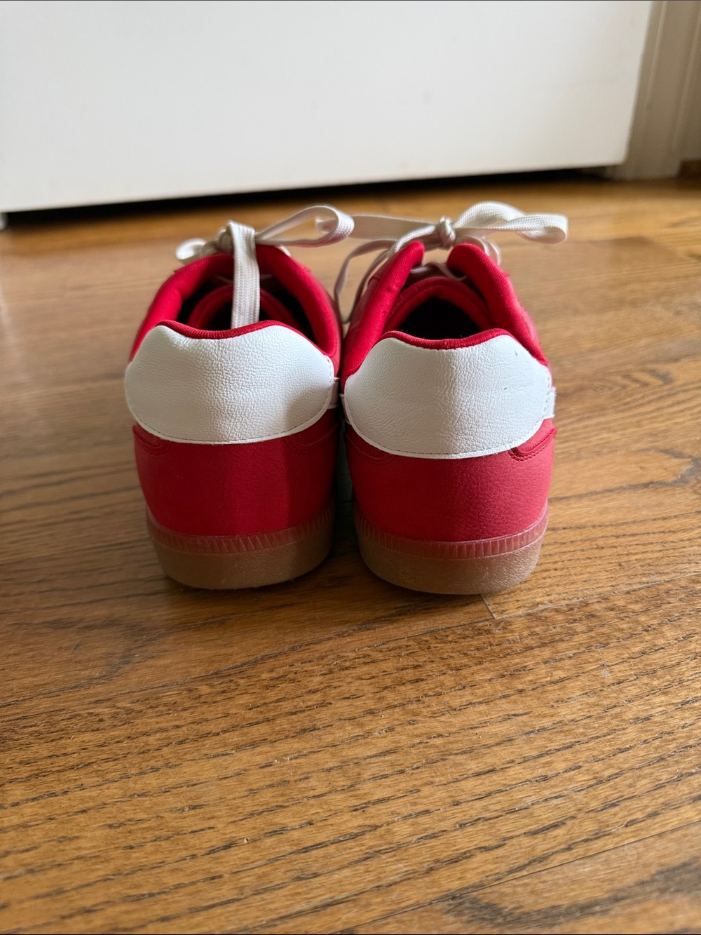Dolce Vita Red and White Athletic Sneakers - Picture 4 of 7